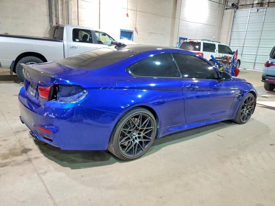 2020 BMW M4 VIN WBS4Y9C08LFH98786 COPART salvage auction — REAR END, Mi - Certificate Of Title, sold $39,250 on 2026-08-25 (photo 3)