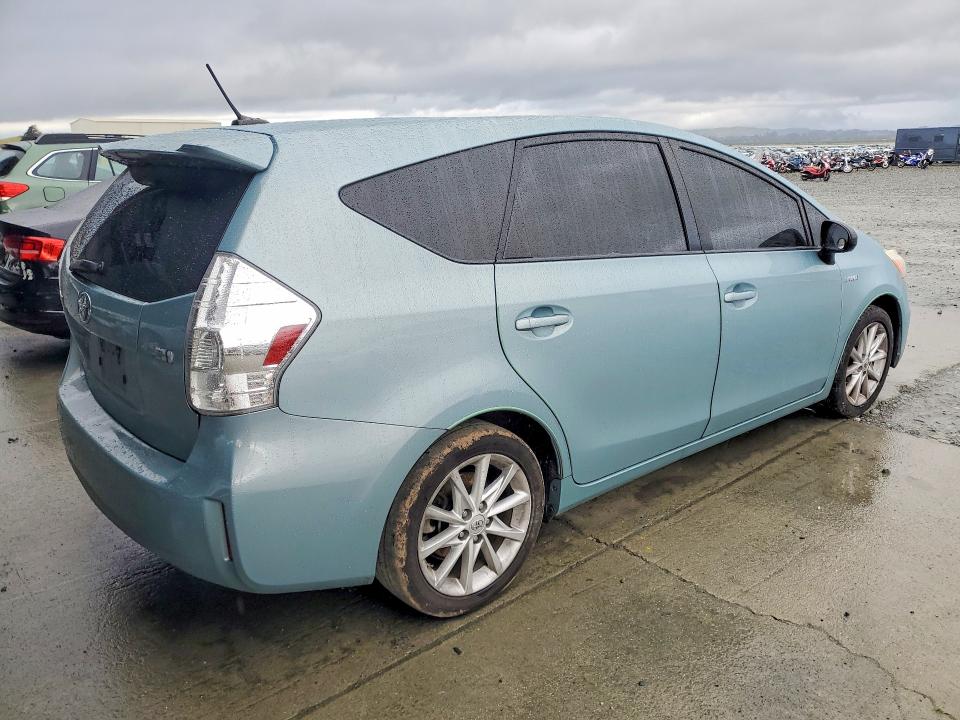 2014 Toyota Prius v VIN JTDZN3EU6EJ005100 COPART salvage auction — SIDE, CA - SALVAGE CERTIFICATE, sold $2,100 on 2026-07-20 (photo 3)