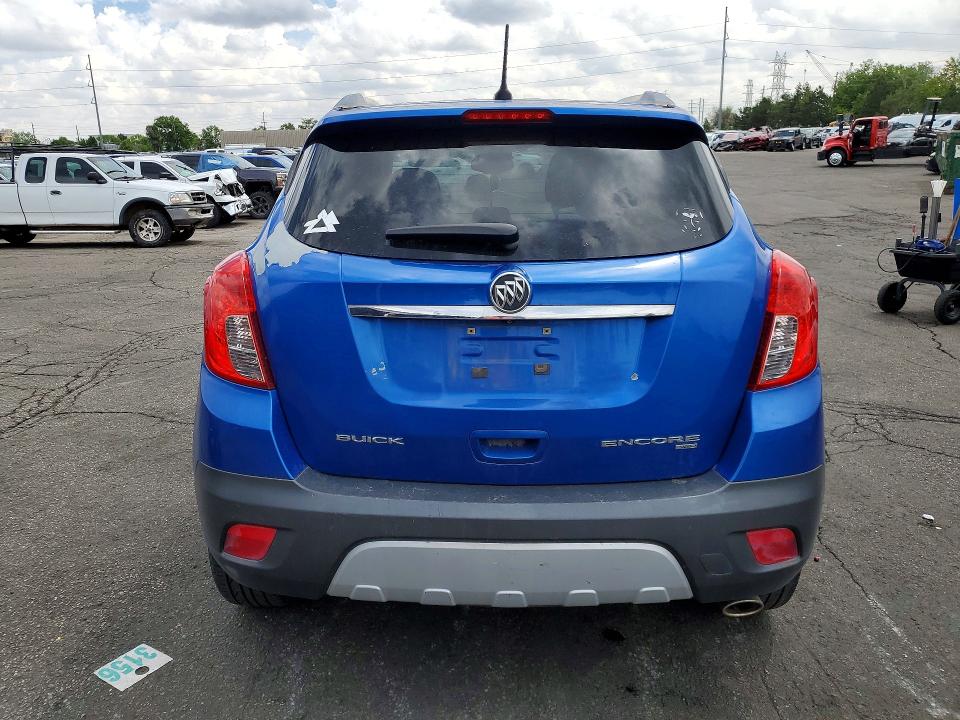 2013 Buick Encore VIN KL4CJGSB4DB153339 COPART salvage auction — FRONT END, Tx - Dealer Only Salvage Title, sold $675 on 2026-07-30 (photo 6)