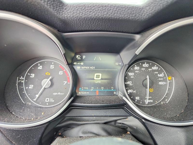 2022 Alfa romeo Stelvio VIN ZASPAKBN2N7D38179 COPART salvage auction — REAR END, Il - Salvage Certificate, sold $8,100 on 2026-07-31 (photo 9)