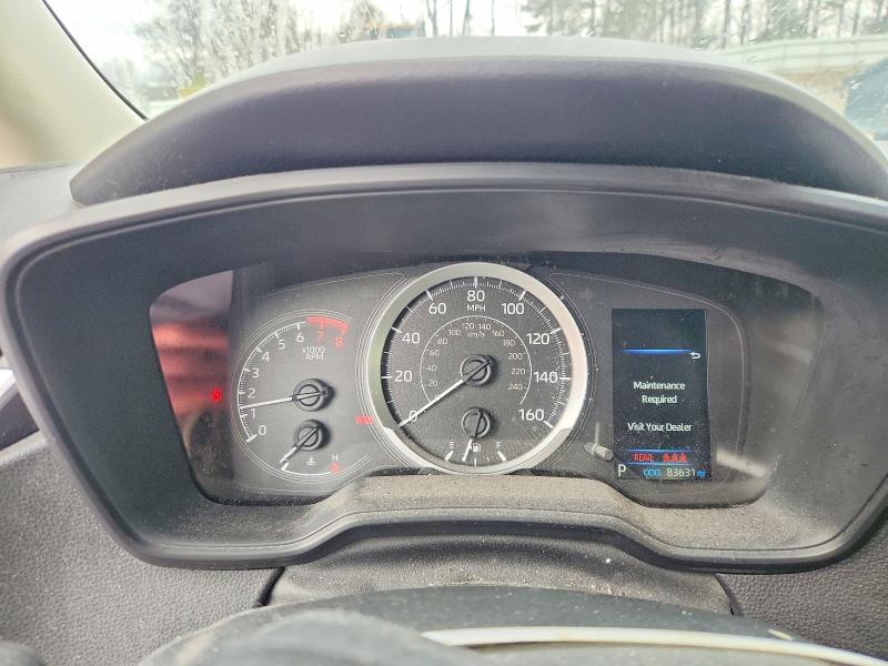 2022 Toyota Corolla VIN JTDEPMAE2NJ198259 COPART salvage auction — FRONT END, Vt - Cert Of Title-Salvage Vehicle, sold $4,200 on 2026-07-06 (photo 9)