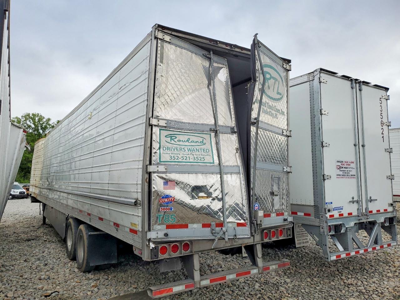 2023 Utility trailer Dry van VIN 1UYVS2530P6771307 COPART salvage auction — Rollover, FL - CERTIFICATE OF DESTRUCTION, sold $5,800 on 2026-06-11 (photo 3)