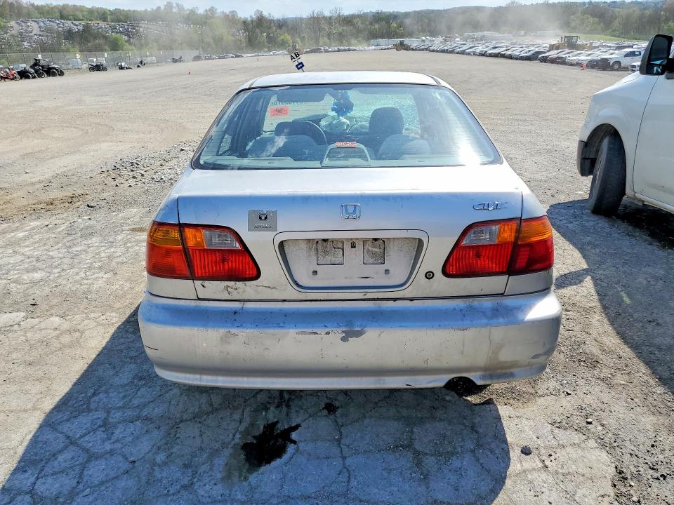 1999 Honda Civic VIN 2HGEJ6615XH563252 COPART salvage auction — FRONT END, PA - CERTIFICATE OF SALVAGE, sold $350 on 2026-07-02 (photo 6)