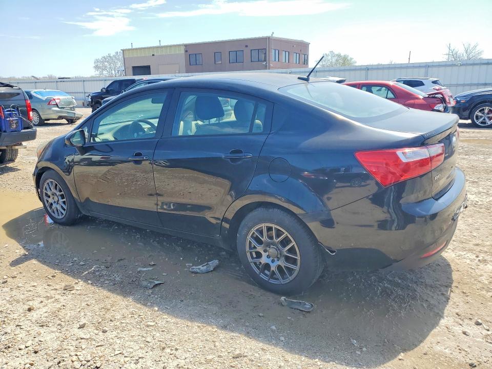 2014 Kia Rio VIN KNADM4A39E6362349 COPART salvage auction — FRONT END, Ks - Dealer Only Clean Title, sold $275 on 2026-07-30 (photo 2)