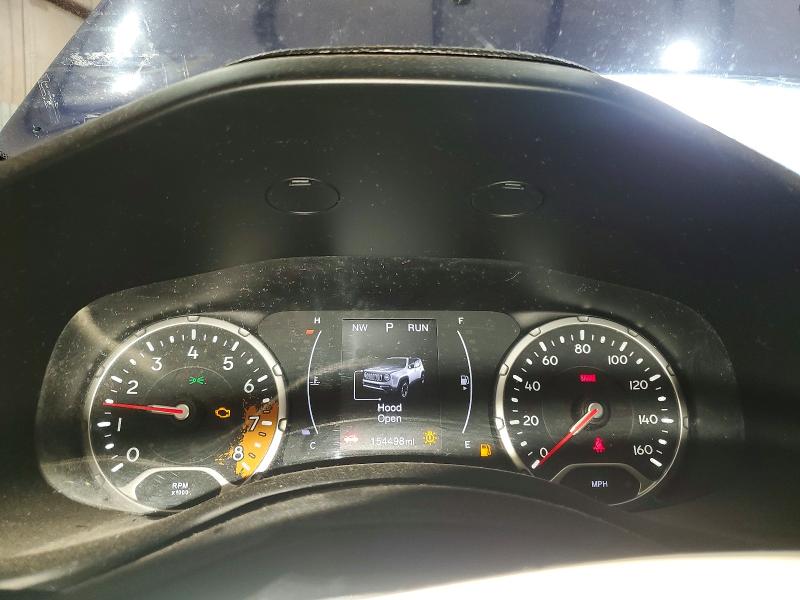 2018 Jeep Renegade VIN ZACCJABB1JPJ10692 COPART salvage auction — MINOR DENT/SCRATCHES, Salvage Title, sold $800 on 2026-07-27 (photo 9)