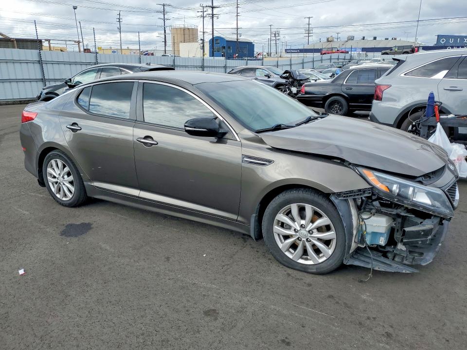 2015 Kia VIN 5XXGN4A76FG352607 COPART salvage auction — FRONT END, Ca - Salvage Certificate, sold $1,200 on 2026-07-27 (photo 4)