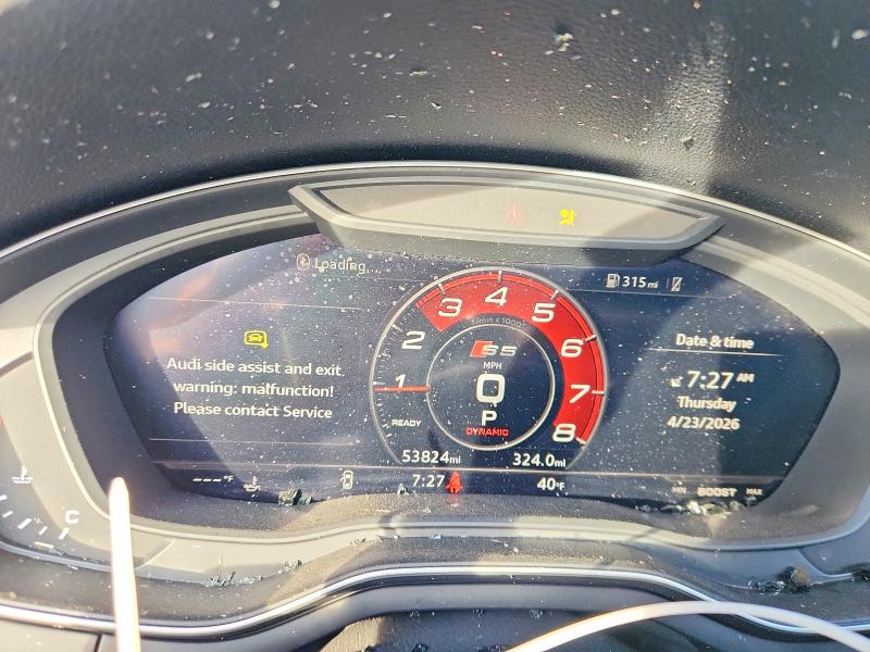 2019 Audi Rs5 VIN WAUB4CF53KA017631 COPART salvage auction — ROLLOVER, Vt - Cert Of Title-Salvage Vehicle, sold $5,900 on 2026-07-13 (photo 9)