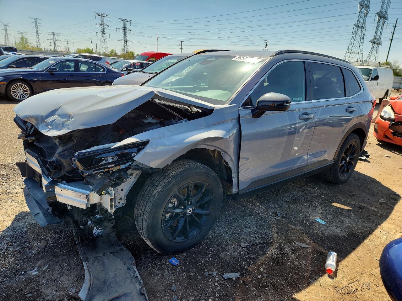 2023 Honda CR-V VIN 5J6RS6H58PL002117 COPART salvage auction — Front End, IL - SALVAGE CERTIFICATE, sold $8,800 on 2026-07-02 (photo 1)