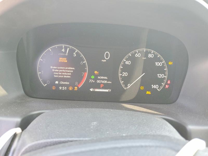 2025 Honda Odyssey VIN 5FNRL6H61SB073358 COPART salvage auction — SIDE, Id - Salvage Certificate Of Title, sold $11,200 on 2026-07-09 (photo 9)
