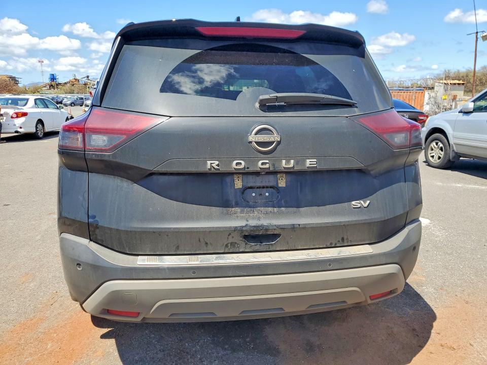 2022 Nissan Rogue VIN 5N1BT3BA2NC734762 COPART salvage auction — WATER/FLOOD, Hi - Certificate Of Salvage, sold $4,600 on 2026-07-27 (photo 6)