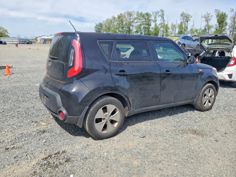 2014 Kia Soul VIN KNDJN2A25E7715758 COPART salvage auction — FRONT END, Wa - Vehicle Cert Of Ownership-Titl, sold $425 on 2026-07-13 (photo 3)