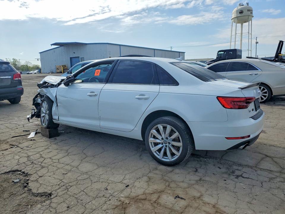 2017 Audi A4 VIN WAUANAF40HN039012 COPART salvage auction — FRONT END, IL - SALVAGE CERTIFICATE, sold $775 on 2026-07-24 (photo 2)