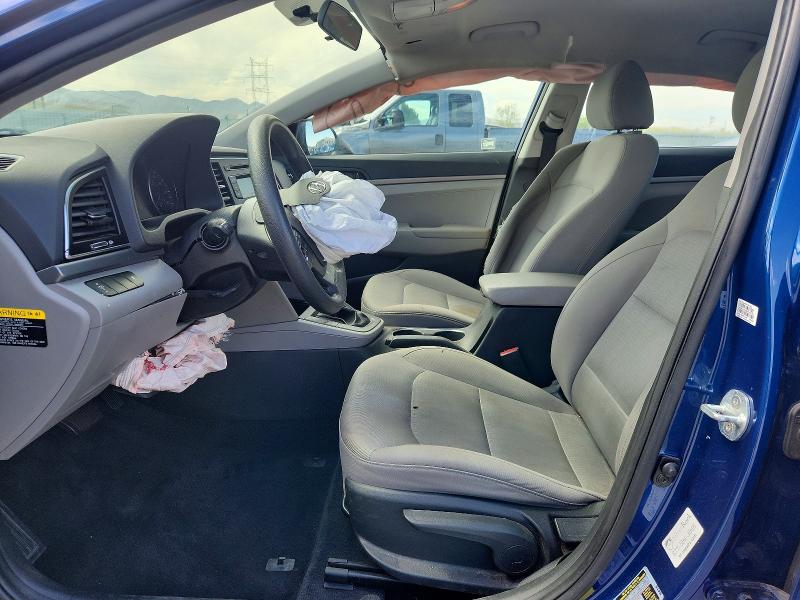 2017 Hyundai Elantra VIN 5NPD74LF1HH135247 COPART salvage auction — FRONT END, Tx - Salvage Vehicle Title, sold $400 on 2026-07-22 (photo 7)