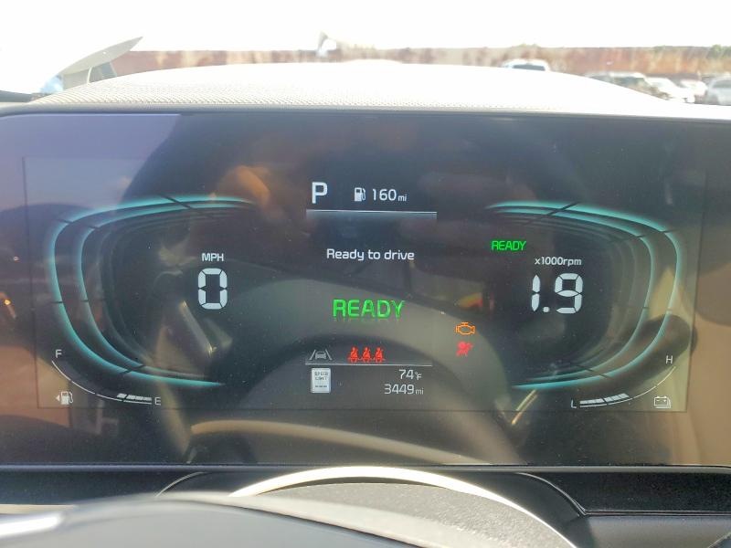 2025 Kia Niro VIN KNDCR3LE9S5307944 COPART salvage auction — REAR END, CA, sold $7,800 on 2026-07-15 (photo 9)