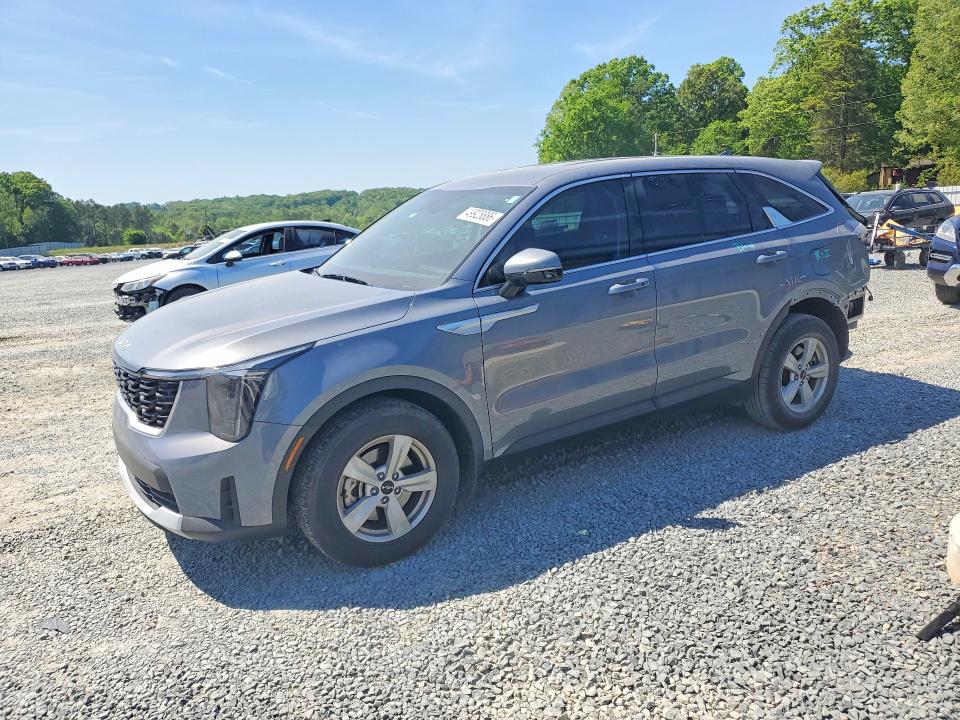 2025 Kia Sorento VIN 5XYRG4JC1SG387674 COPART salvage auction — REAR END, Nc - Salvage Certificate Of Title, sold $11,800 on 2026-07-16 (photo 1)