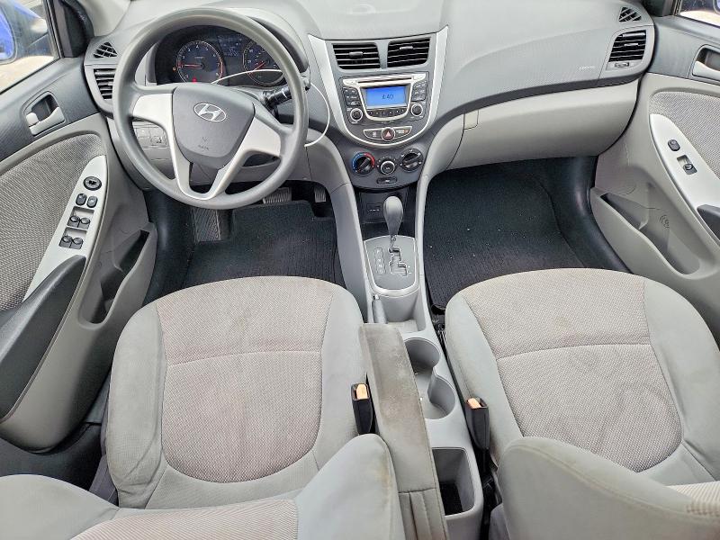 2013 Hyundai Accent VIN KMHCT4AE0DU500207 COPART salvage auction — FRONT END, Ga - Cert Of Title-Salvage, sold $550 on 2026-08-03 (photo 8)