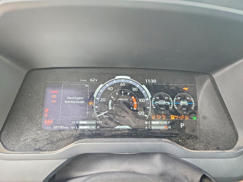 2022 Toyota Tundra VIN 5TFMA5DB6NX026785 COPART salvage auction — FRONT END, Tx - Salvage Vehicle Title, sold $22,200 on 2026-07-23 (photo 9)