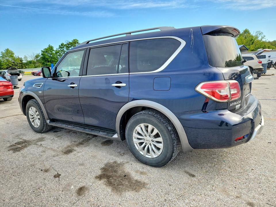 2018 Nissan Armada VIN JN8AY2ND8J9053728 COPART salvage auction — REAR END, AR - CERT OF TITLE-SALVAGE, sold $70 on 2026-07-21 (photo 2)