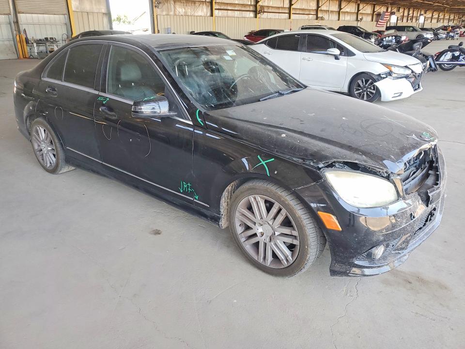 2009 Mercedes-benz C-klasse VIN WDDGF54X19R078125 COPART salvage auction — FRONT END, Az - Cert Of Title - Salvage, sold $275 on 2026-07-13 (photo 4)