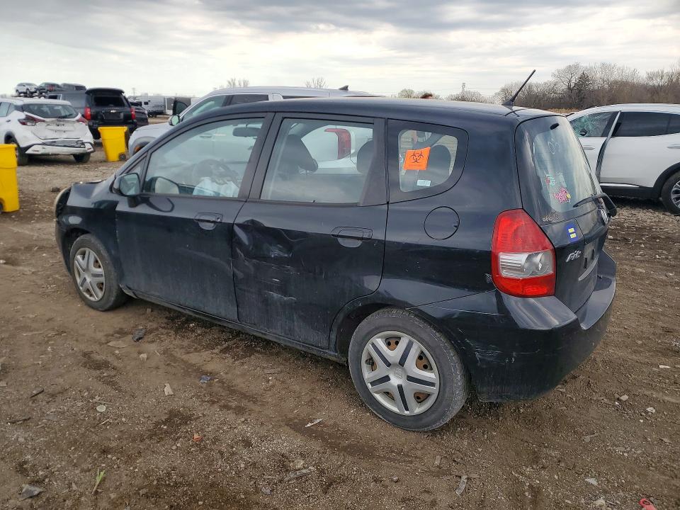 2008 Honda Fit VIN JHMGD38458S034011 COPART salvage auction — FRONT END, ID - SALVAGE CERTIFICATE OF TITLE, sold $375 on 2026-07-24 (photo 2)