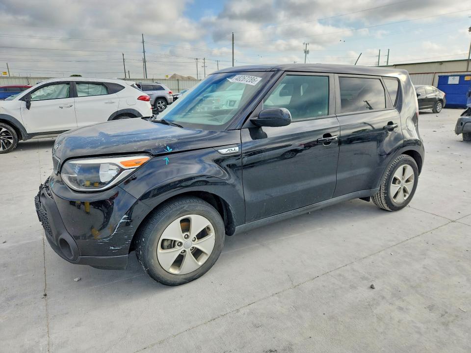 2016 Kia Soul VIN KNDJN2A20G7288248 COPART salvage auction — FRONT END, Tx - Salvage Vehicle Title, sold $1,400 on 2026-07-10 (photo 1)