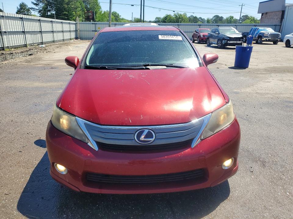 2010 Lexus Hs VIN JTHBB1BA7A2001178 COPART salvage auction — FRONT END, GA - CERT OF TITLE-SALVAGE, sold $80 on 2026-07-23 (photo 5)