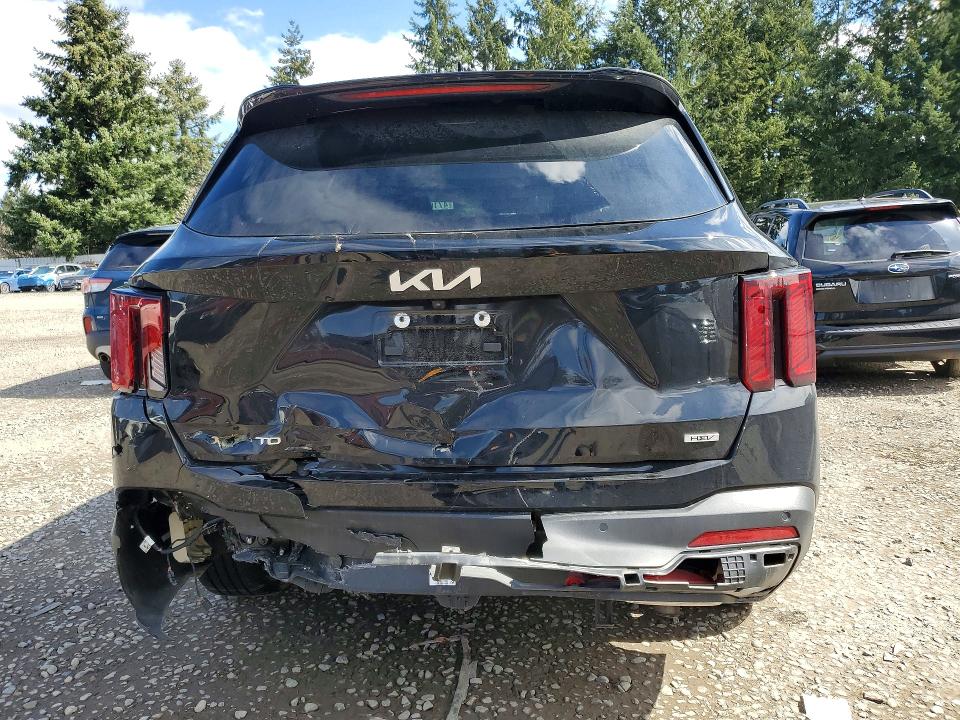 2025 Kia Sorento VIN KNDRHDJG4S5339692 COPART salvage auction — REAR END, Wa - Bill Of Sale, sold $10,500 on 2026-07-14 (photo 6)