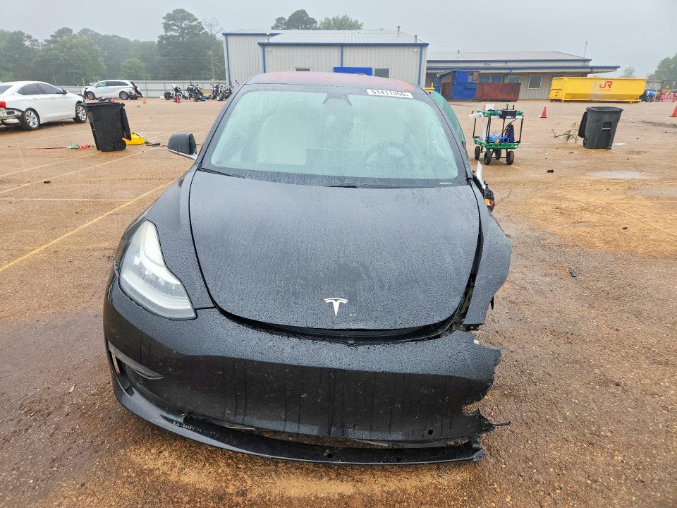2018 Tesla Model 3 VIN 5YJ3E1EB3JF135054 COPART salvage auction — FRONT END, Tx - Salvage Vehicle Title, sold $2,050 on 2026-07-27 (photo 5)