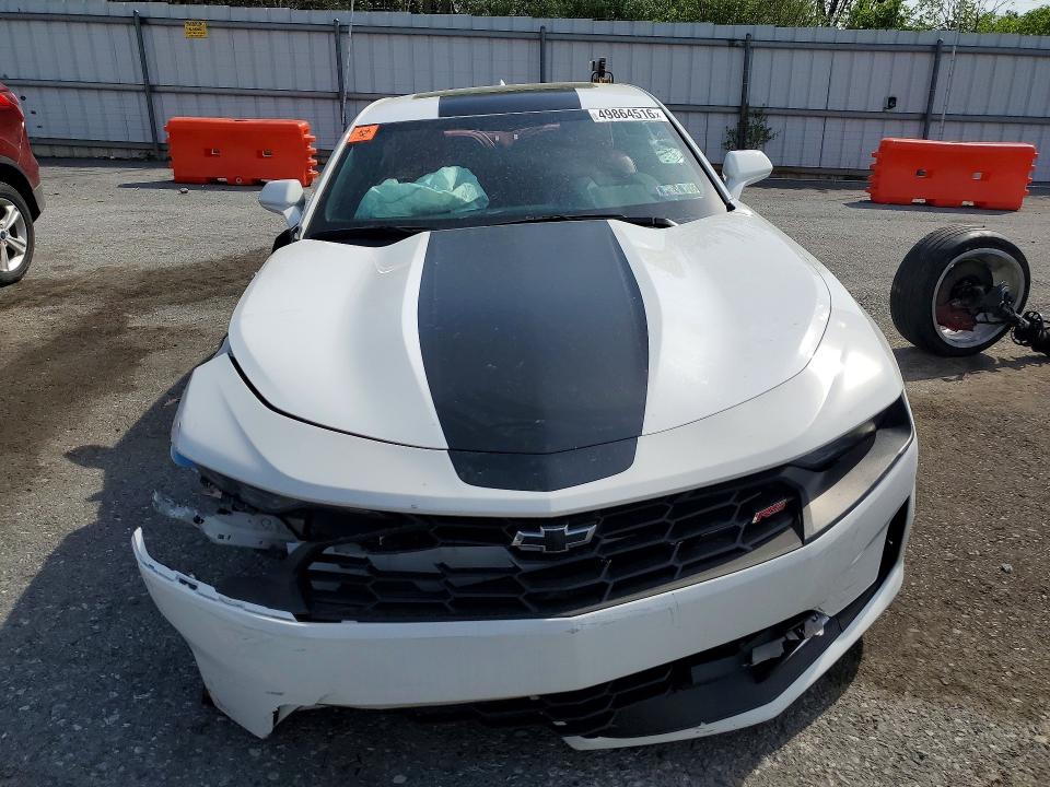 2021 Chevrolet Camaro VIN 1G1FB1RS3M0119691 COPART salvage auction — FRONT END, Mi - Certificate Of Title, sold $11,900 on 2026-07-03 (photo 5)