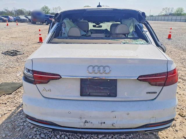 2022 Audi A4 VIN WAUEAAF41NN015164 COPART salvage auction — SIDE, Ky - Cert Of Title-Salvage, sold $4,350 on 2026-07-10 (photo 6)
