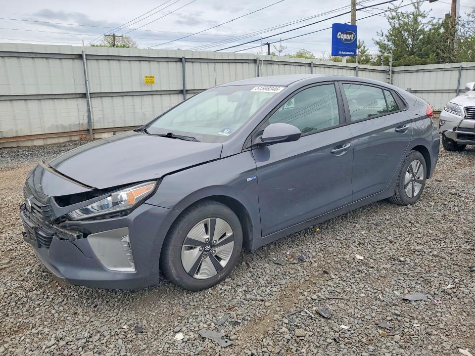 2019 Hyundai Ioniq VIN KMHC65LC4KU125041 COPART salvage auction — FRONT END, Id - Salvage Certificate Of Title, sold $3,750 on 2026-07-24 (photo 1)