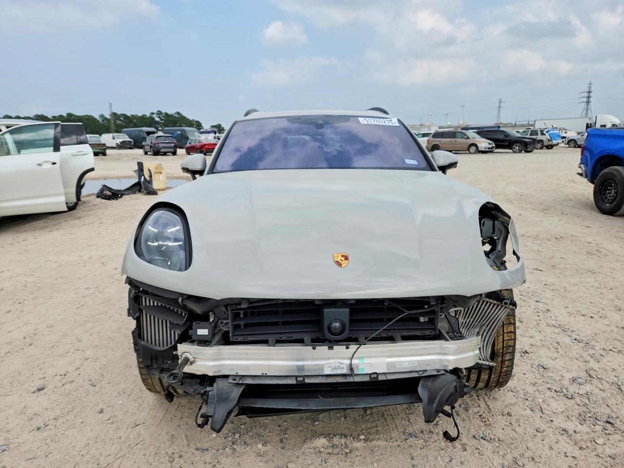 2021 Porsche Macan VIN WP1AG2A57MLB50678 COPART salvage auction — Front End, TX - SALVAGE VEHICLE TITLE, sold $27,250 on 2026-07-07 (photo 5)