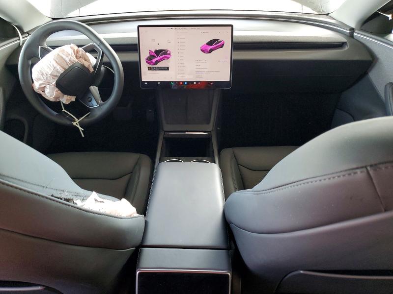 2025 Tesla Model 3 VIN 5YJ3E1EA0SF030111 COPART salvage auction — FRONT END, Salvage Title, sold $12,800 on 2026-07-22 (photo 8)