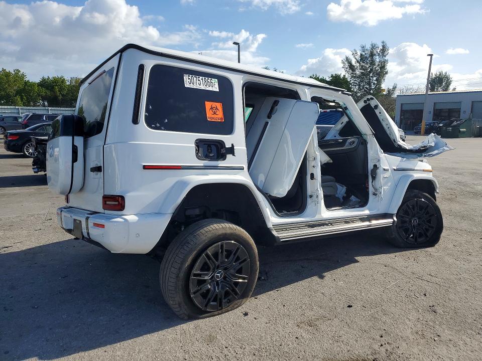 2025 Mercedes-benz G-class VIN W1NWM0ABXSX036926 COPART salvage auction — FRONT END, Fl - Certificate Of Destruction, sold $16,300 on 2026-07-13 (photo 3)