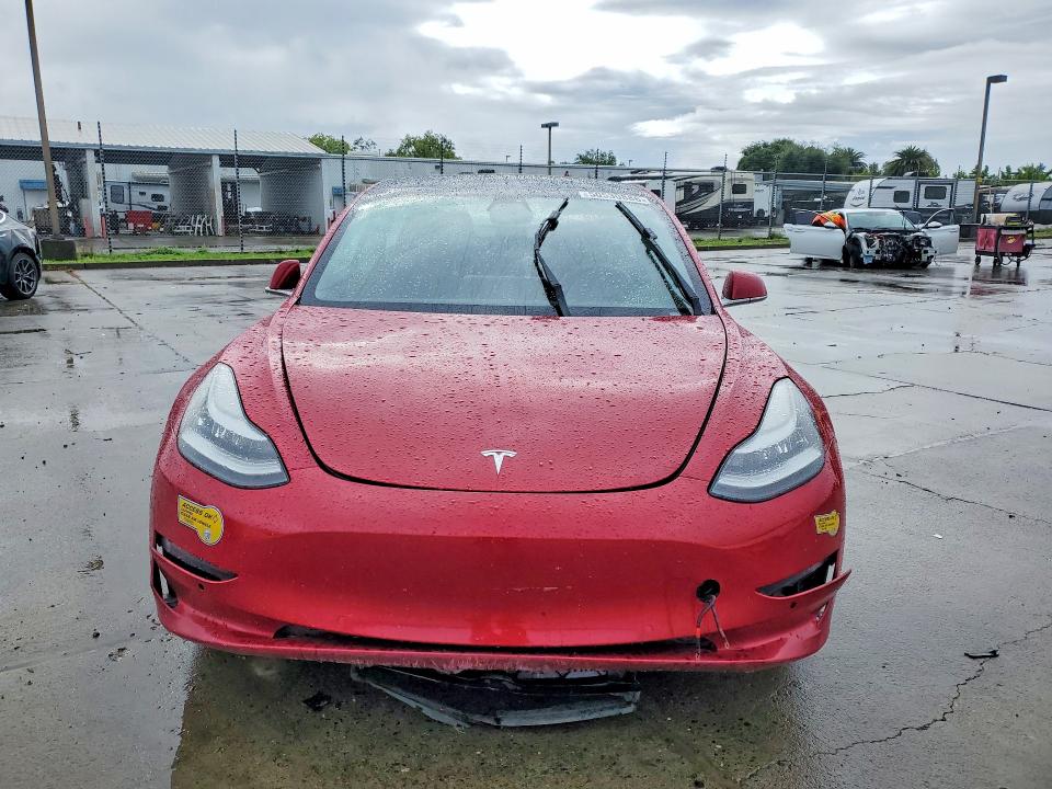 2019 Tesla Model 3 VIN 5YJ3E1EA4KF357644 COPART salvage auction — FRONT END, Ca - Salvage Certificate, sold $2,100 on 2026-07-13 (photo 5)