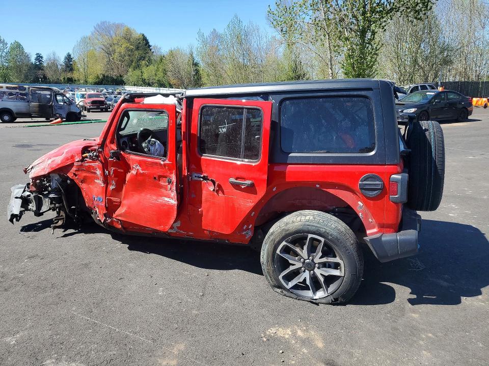 2024 Jeep Wrangler / VIN 1C4RJXN64RW283393 COPART salvage auction — ROLLOVER, Ca - Non-Repairable Vehicle Cert, sold $550 on 2026-07-20 (photo 2)