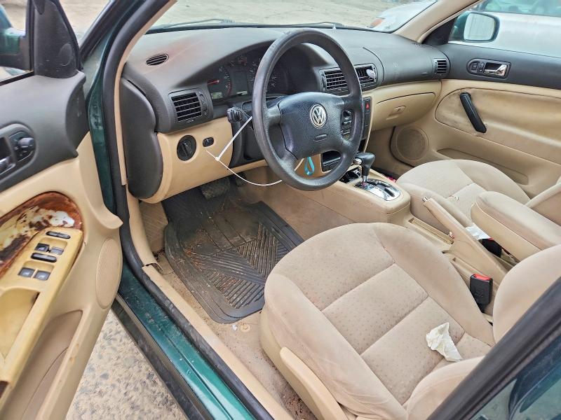 1999 Volkswagen Passat VIN WVWMA63BXXE520282 COPART salvage auction — FRONT END, Nj - Cert Of Title-Salvage, sold $225 on 2026-07-27 (photo 8)