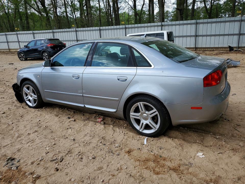 2008 Audi A4 VIN WAUDF78E68A035248 COPART salvage auction — FRONT END, Ga - Bill Of Sale - Parts Only, sold $250 on 2026-07-31 (photo 2)