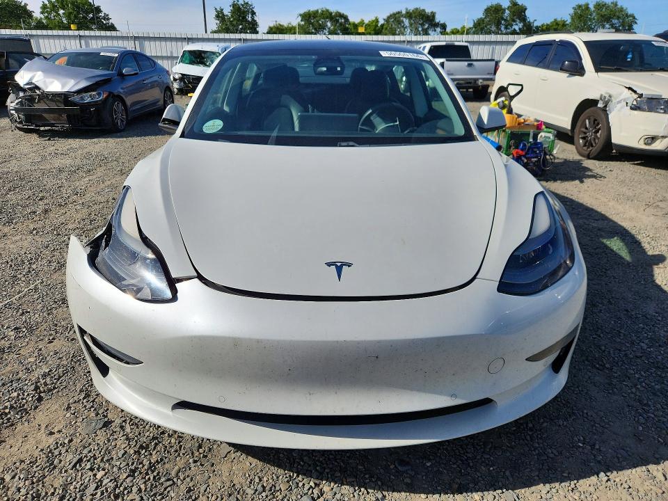 2021 Tesla VIN 5YJ3E1EA9MF078256 COPART salvage auction — UNDERCARRIAGE, Salvage Title, sold $4,000 on 2026-07-09 (photo 5)