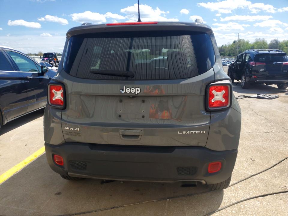 2020 Jeep Renegade VIN ZACNJBD18LPL52272 COPART salvage auction — FRONT END, KY, sold $3,250 on 2026-07-22 (photo 6)