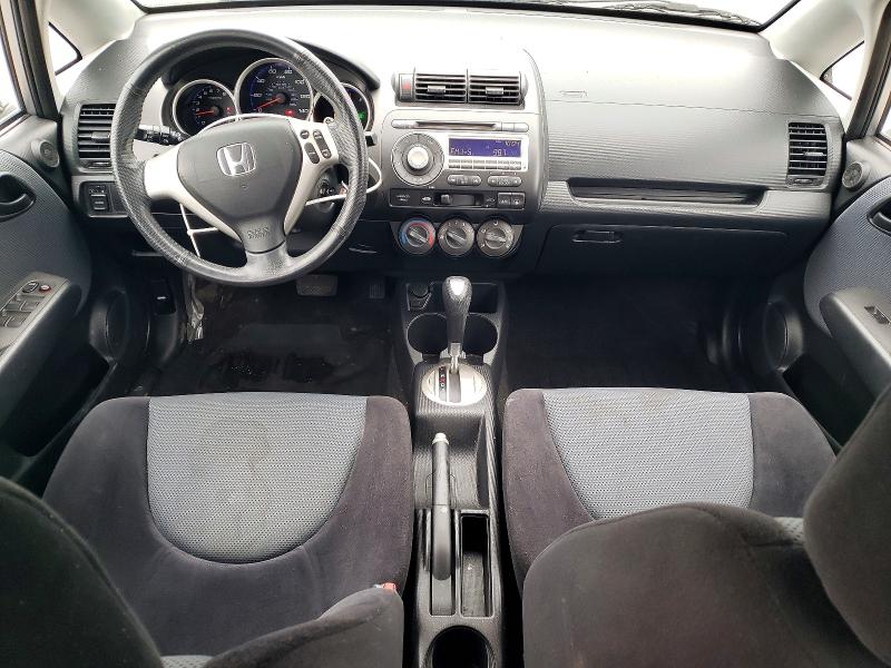 2007 Honda Fit VIN JHMGD38647S030418 COPART salvage auction — FRONT END, Or - Salvage Title Certificate, sold $1,400 on 2026-07-06 (photo 8)