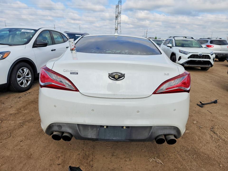 2013 Hyundai Genesis VIN KMHHU6KJ3DU106663 COPART salvage auction — FRONT END, Il - Salvage Certificate, sold $250 on 2026-07-28 (photo 6)