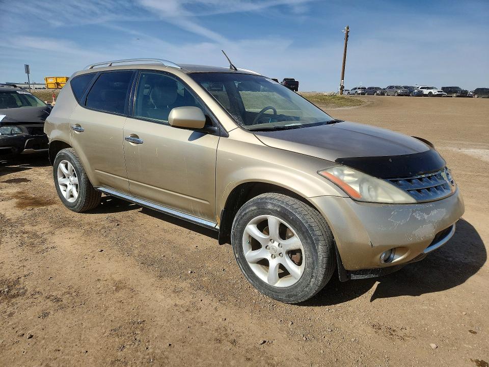 2006 Nissan Murano VIN JN8AZ08W66W514321 COPART salvage auction — REAR END, Ab - Bos - Salvage, sold $200 on 2026-07-07 (photo 4)