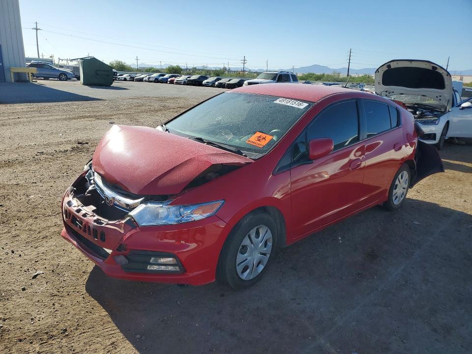 2014 Honda Insight VIN JHMZE2H39ES003184 COPART salvage auction — REAR END, Az - Cert Of Title - Salvage, sold $350 on 2026-07-06 (photo 1)