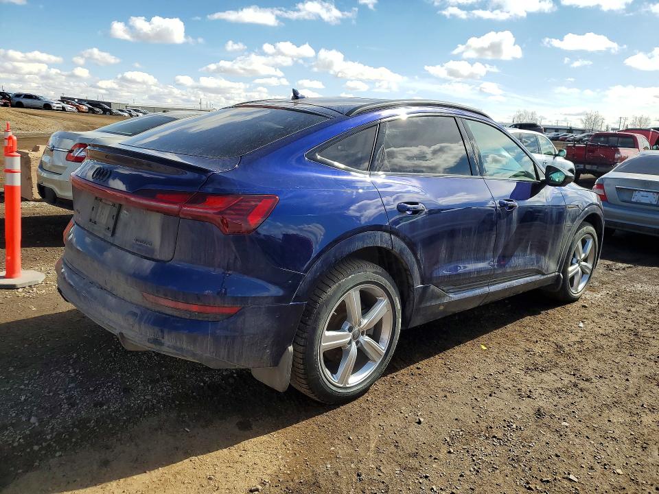 2022 Audi E-tron VIN WA13AAGE8NB034999 COPART salvage auction — FRONT END, Salvage Title, sold $15,450 on 2026-09-08 (photo 3)