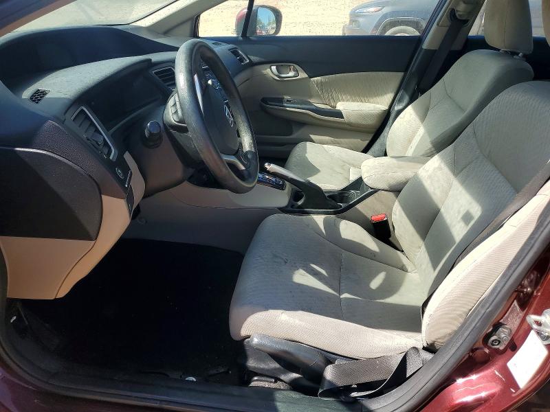 2015 Honda Civic VIN 19XFB2F54FE119852 COPART salvage auction — FRONT END, Nc - Salvage Certificate Of Title, sold $2,100 on 2026-07-06 (photo 7)