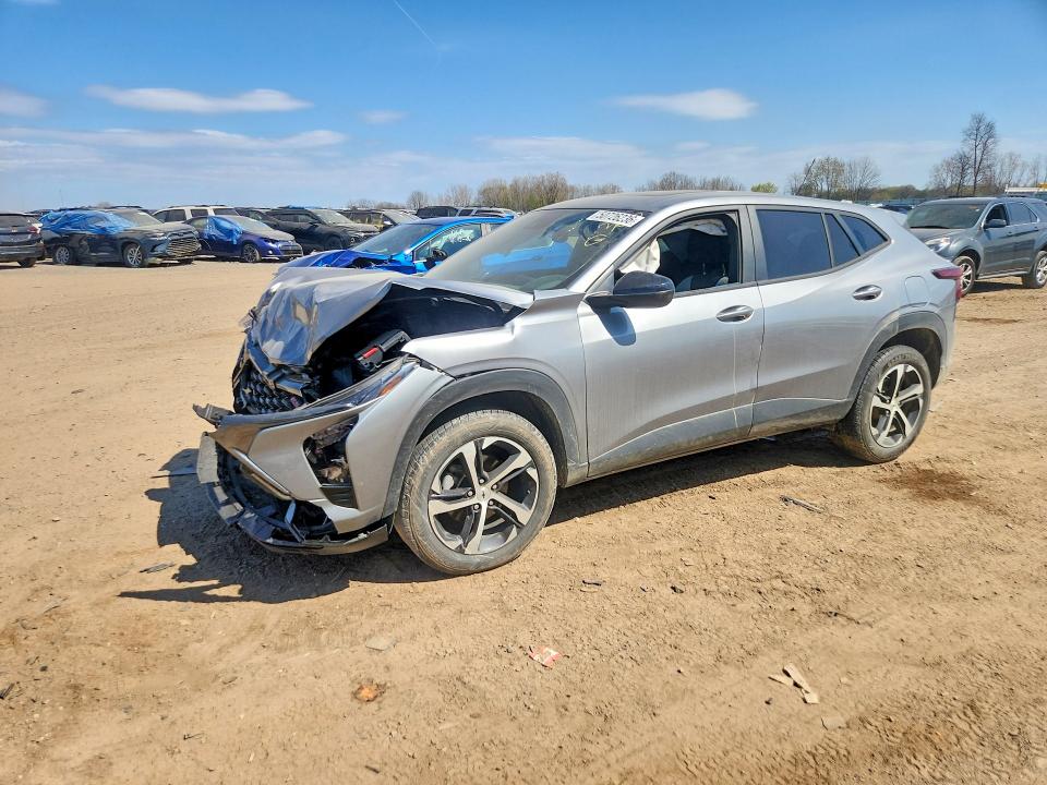 2025 Chevrolet Trax VIN KL77LGEPXSC112128 COPART salvage auction — FRONT END, Mi - Scrap Certificate Of Title, sold $200 on 2026-07-22 (photo 1)