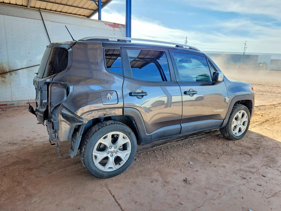 2016 Jeep Renegade VIN ZACCJBDT5GPD39416 COPART salvage auction — REAR END, Az - Cert Of Title - Salvage, sold $2,750 on 2026-07-14 (photo 3)