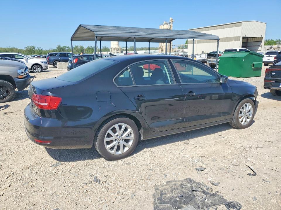 2015 Volkswagen Jetta VIN 3VWD17AJXFM407017 COPART salvage auction — FRONT END, Ks - Cert Of Title-Salvage, sold $650 on 2026-07-02 (photo 3)