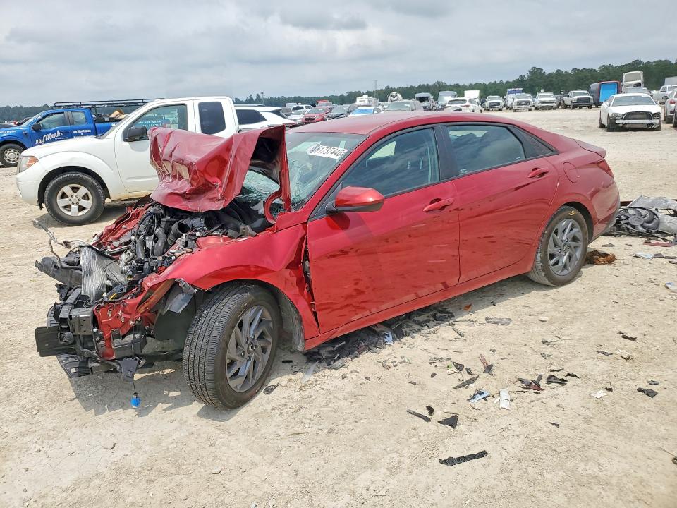 2024 Hyundai Elantra VIN KMHLM4DG9RU819655 COPART salvage auction — FRONT END, Tx - Salvage Vehicle Title, sold $1,750 on 2026-07-07 (photo 1)